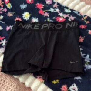 Nike Pro Women's Athletic Black Shorts